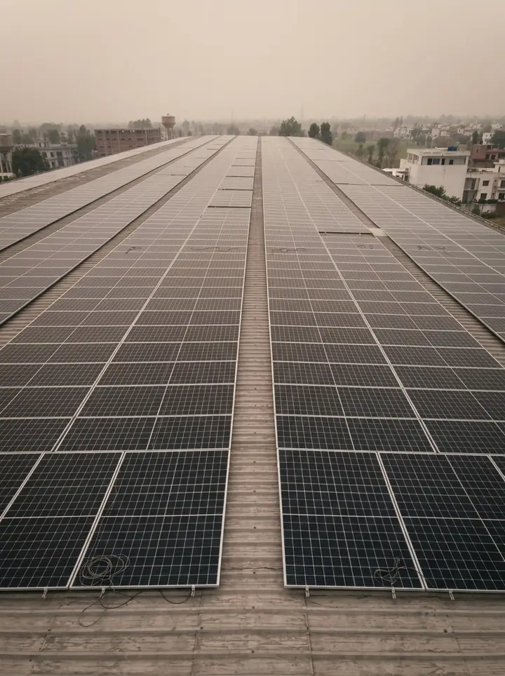 Solar installation for the healthcare sector